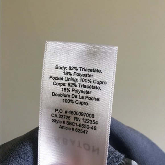 Aritzia Babaton Conan Pant Size 8 Blue / White - Picture 7 of 8